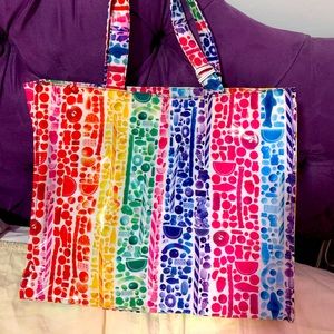Dylan’s Candy Bar Rainbow Stripe Candy Tote!